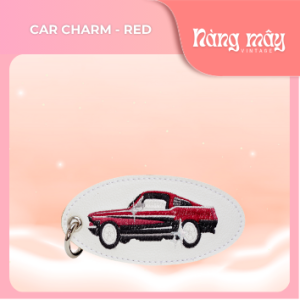 Móc khoá ô tô màu đỏ