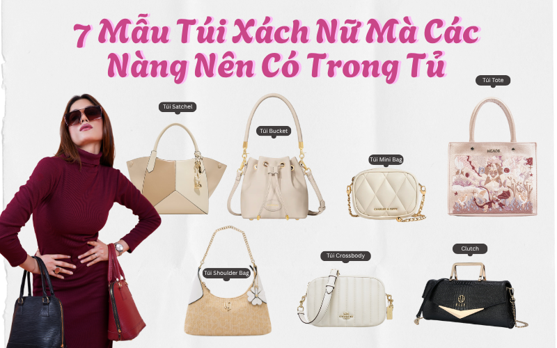 7 mẫu túi xách nữ