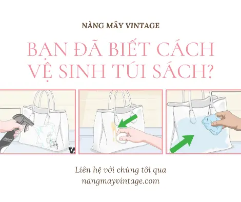vệ sinh túi xách