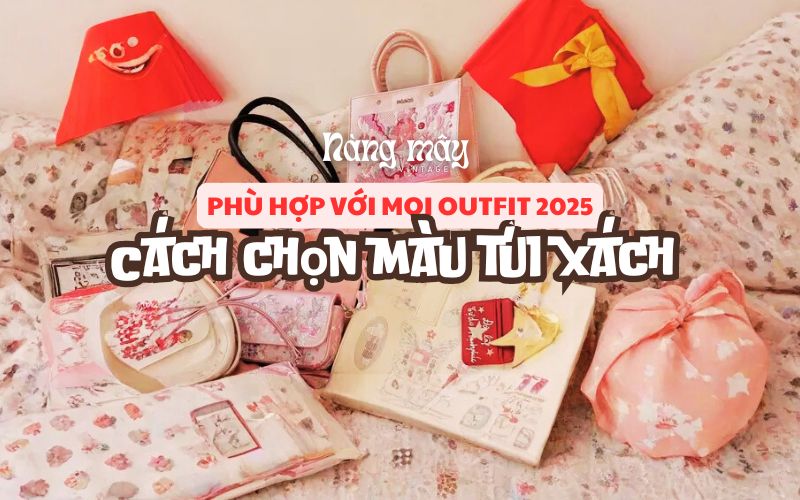 cách chọn màu túi xách