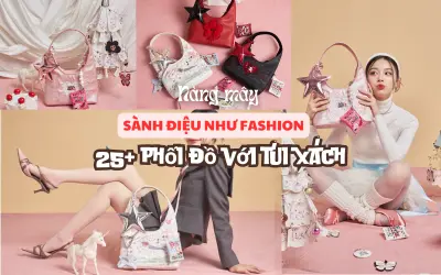 cách phối đồ với túi xách
